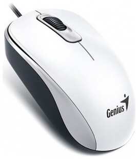 Мышь Genius DX-110 ( Cable, Optical, 1000 DPI, 3bts, USB ) White (31010009401) 538260287