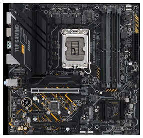 Материнская плата Asus TUF GAMING B660M-E D4, LGA1700, B660, 4*DDR4, DP+HDMI, SATA3 + RAID, Audio, Gb LAN, USB 3.2*4 (TUF GAMING B660M-E D4)