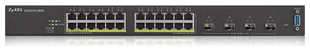 Коммутатор ZyXEL XGS2210-28HP, 24 port Gigabit L2 managed PoE+ switch, 375 Watt, 4x 10G (XGS2210-28HP-EU0101F)