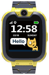 Смарт часы Canyon Kids smartwatch, 1.54 inch colorful screen, Camera 0.3MP, Mirco SIM card, 32+32MB, GSM(850/900/1800/1900MHz) (CNE-KW31YB) 538269286
