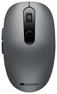 Мышь Canyon 2 in 1 Wireless optical mouse with 6 buttons, DPI 800/1000/1200/1500, 2 mode(BT/ 2.4GHz), Battery AA*1pcs, G (CNS-CMSW09DG) 538269792