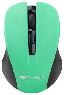 Мышь Canyon CNE-CMSW1G мышь, цвет - зеленый, беспроводная 2.4 Гц, DPI 800/1000/1200 DPI, 3 кнопки и колесо прокрутки, прор (CNE-CMSW1G) 538269796