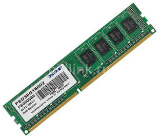 Оперативная память PATRIOT DDR3 8Gb 1600MHz Patriot PSD38G16002 RTL PC3-12800 CL11 DIMM 240-pin 1.5В 538272979