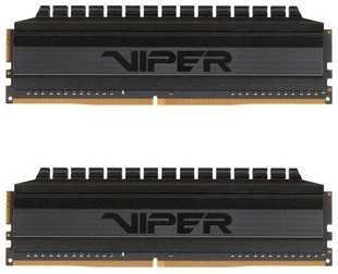 Память DDR4 PATRIOT 2x4Gb 3200MHz PVB48G320C6K Viper 4 Blackout RTL PC4-25600 CL16 DIMM 288-pin 1.35В dual rank (PVB48G320C6K) 538285111