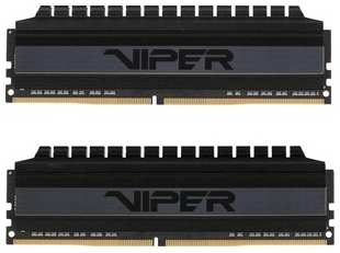 Память DDR4 PATRIOT 2x32Gb 3600MHz PVB464G360C8K Viper 4 Blackout RTL PC4-28800 CL18 DIMM 288-pin 1.35В (PVB464G360C8K)