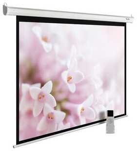 Экран для проектора Cactus 240x240 см MotoExpert CS-PSME-240x240-WT 1:1 настенно-потолочный рулонный белый (моторизованный привод) 538293010