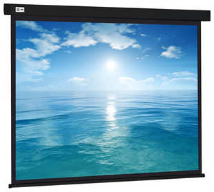 Экран для проектора Cactus 104.6x186 см Wallscreen CS-PSW-104X186-BK 16:9 настенно-потолочный рулонный черный 538293072