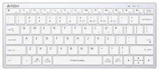 Клавиатура A4Tech Fstyler FBX51C белый USB беспроводная BT/Radio slim Multimedia (FBX51C WHITE) 538293600