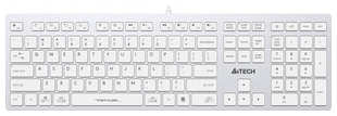 Клавиатура A4Tech Fstyler FX50 белый USB slim Multimedia (FX50 WHITE) 538293694