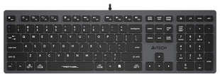 Клавиатура A4Tech Fstyler FX50 серый USB slim Multimedia (FX50 GREY) 538293698