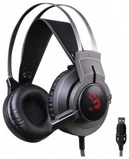 Наушники с микрофоном A4Tech Bloody G437 черный 1.8м мониторные оголовье (G437) 538293720
