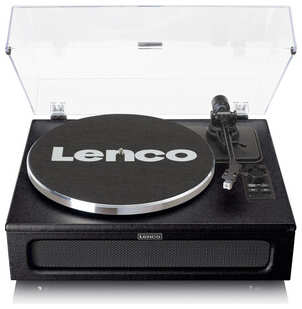 Виниловый проигрыватель Lenco LS-430 BLACK с 4 встроенными динамиками 538293970