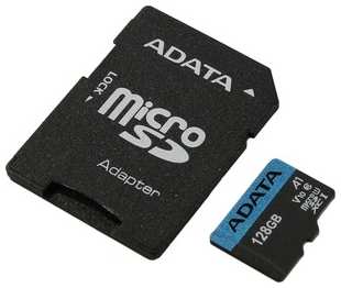Карта памяти A-DATA 128GB microSDHC Class 10 UHS-I A1 100/25 MB/s (SD адаптер) (AUSDX128GUICL10A1-RA1) 538460381