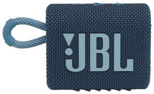 Портативная колонка JBL GO 3 (JBLGO3BLU) (моно, 4.2Вт, Bluetooth, 5 ч) синий 538620031