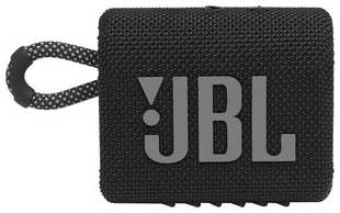Портативная колонка JBL GO 3 (JBLGO3BLK) (моно, 4.2Вт, Bluetooth, 5 ч) черный 538620095