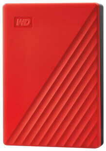 Внешний жесткий диск Western Digital (WD) WDBPKJ0040BRD-WESN (4Tb/2.5''/USB 3.0) красный WDBPKJ0040BRD-WESN (4Tb/2.5″/USB 3.0) красный 538691392