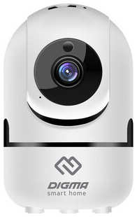Видеокамера Digma DiVision 201 2.8-2.8мм цветная корп.:белый 538702105