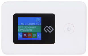 Модем 3G/4G Digma Mobile Wifi DMW1969 USB Wi-Fi Firewall +Router внешний белый 538702154