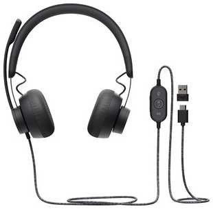Гарнитура Logitech Headset Zone Wired Teams Graphite 538704824