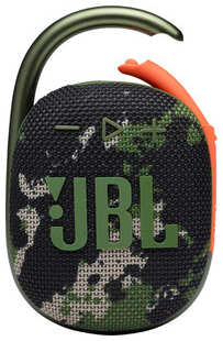 Портативная колонка JBL CLIP 4 (JBLCLIP4SQUAD) (моно, 5Вт, Bluetooth, 10 ч) зеленый 538705720