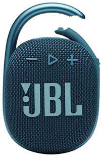 Портативная колонка JBL CLIP 4 (JBLCLIP4BLU) (моно, 5Вт, Bluetooth, 10 ч)