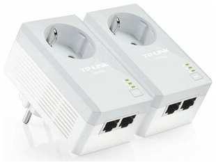 Сетевой адаптер TP-Link Powerline TL-PA4020P KIT AV600 Fast Ethernet