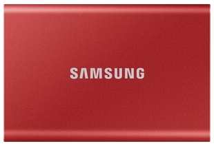 SSD накопитель Samsung 1TB Т7 Portable MU-PC1T0R, V-NAND, USB 3.2 Gen 2 Type-C [R/W - 1000/1050 MB/s] Red 538746610