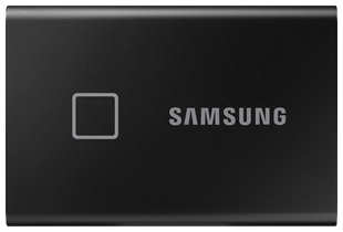 SSD накопитель Samsung 2TB T7 Touch MU-PC2T0K, 3D NAND TLC, USB 3.2 Type-C [R/W - 1050/1000 MB/s] Black 538746619