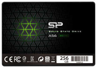 SSD накопитель Silicon Power 256GB A56, 2.5'', SATA III [R/W - 560/530 MB/s] TLC 256GB A56, 2.5″, SATA III [R/W - 560/530 MB/s] TLC