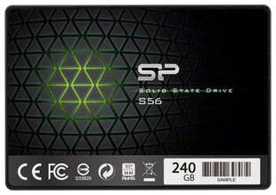 SSD накопитель Silicon Power 240GB S56, 2.5'', SATA III [R/W - 560/530 MB/s] TLC 240GB S56, 2.5″, SATA III [R/W - 560/530 MB/s] TLC