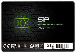 SSD накопитель Silicon Power 512GB A56, 2.5'', SATA III [R/W - 560/530 MB/s] TLC 512GB A56, 2.5″, SATA III [R/W - 560/530 MB/s] TLC 538746743