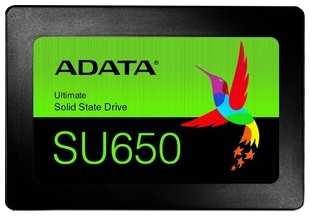 SSD накопитель ADATA 960GB Ultimate SU650, 2.5'', SATA III, [R/W - 520/450 MB/s] 3D-NAND TLC 960GB Ultimate SU650, 2.5″, SATA III, [R/W - 520/450 MB/s] 3D-NAND TLC 538746854