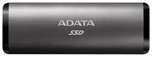 SSD накопитель A-DATA 256GB SE760, External, USB 3.2 Type-C, [R/W -1000/- MB/s] 3D-NAND, титановый