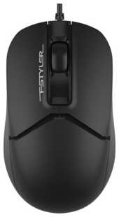 Мышь A4Tech Fstyler FM12 черный оптическая (1200dpi) USB (3but) 538760281