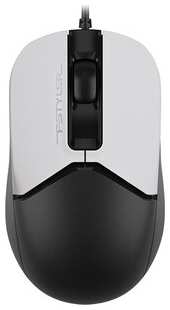 Мышь A4Tech Fstyler FM12 Panda белый/черный оптическая (1200dpi) USB (3but) 538760287