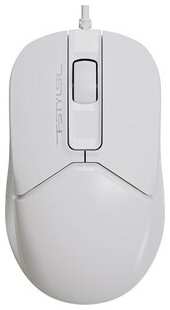Мышь A4Tech Fstyler FM12S белый оптическая (1200dpi) silent USB (3but) 538760289