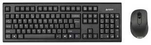Комплект клавиатура и мышь A4Tech 7100N клав-черный мышь-черный USB беспроводная 538760445