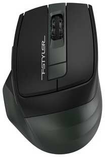 Мышь A4Tech Fstyler FB35 зеленый/черный оптическая (2000dpi) беспроводная BT/Radio USB (6but) 538760750