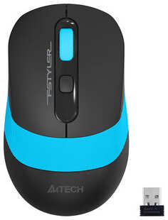 Мышь A4Tech Fstyler FG10 черный/синий оптическая (2000dpi) беспроводная USB (4but) 538760753