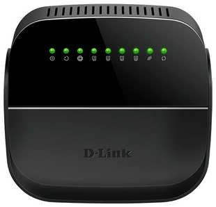 Роутер D-Link DSL-2740U/R1A ADSL черный 538769180