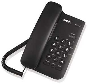 Проводной телефон BBK BKT-74 RU черный 538769361