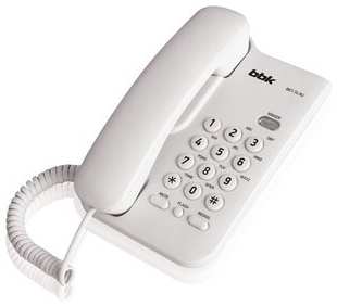 Проводной телефон BBK BKT-74 RU белый 538769362