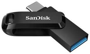 Флеш-диск Sandisk 64Gb Ultra Dual Drive Go SDDDC3-064G-G46 USB3.1 черный 538769637