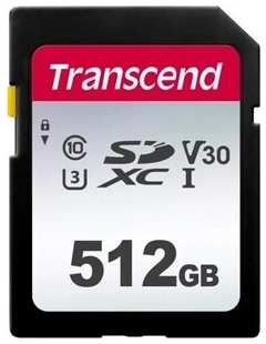 Карта памяти Transcend SDXC 512Gb Class10 TS512GSDC300S w/o adapter 538769664