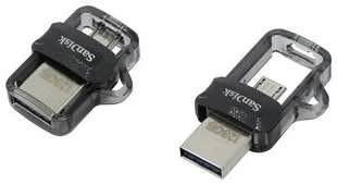 Флеш-диск Sandisk 128Gb Ultra Dual drive SDDD3-128G-G46 USB3.0 черный 538769670