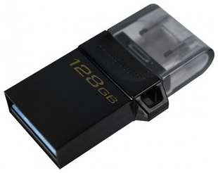 Флеш-диск Kingston 128Gb DataTraveler microDuo 3 G2 DTDUO3G2/128GB USB3.0 черный 538769674