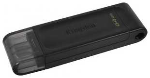 Флеш-диск Kingston 64Gb DataTraveler 70 Type-C DT70/64GB USB3.2 черный 538769698