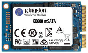 Твердотельный накопитель Kingston SKC600 512GB, 3D TLC, mSATA (SKC600MS/512G) 538790360