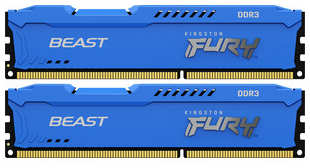 Память оперативная Kingston 8GB DDR3 DIMM FURY Beast Blue (KF316C10BK2/8) 538790705