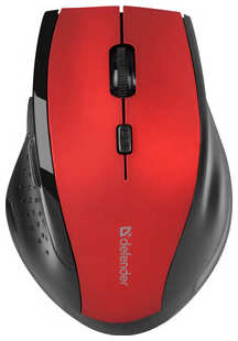 Мышь Defender Accura MM-365 красный,6 кнопок, 800-1600 dpi (52367) 538790864